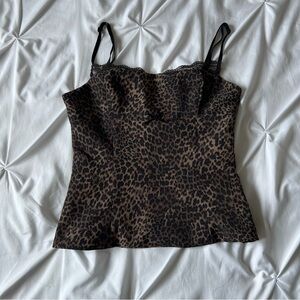 Zara Leopard Top